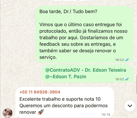 Depoimento de Dr. Edson Teixeira