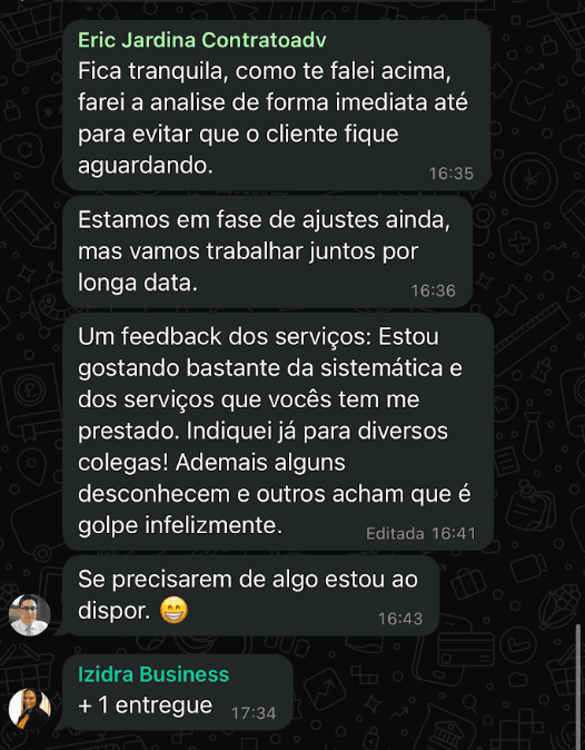 Depoimento de Dr. Eric Jardina